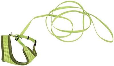 COASTAL Comfort Soft Cat Mesh Harness with 6' Leash - Lime